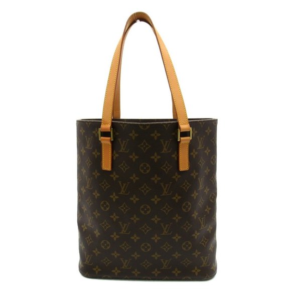 LOUIS VUITTON Vavin GM Tote Bag PVC coated canvas Brown Used Women LV - Picture 1 of 12